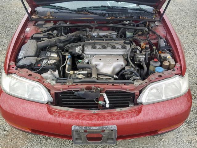 19UYA1152VL020760 - 1997 ACURA 2.2CL RED photo 7