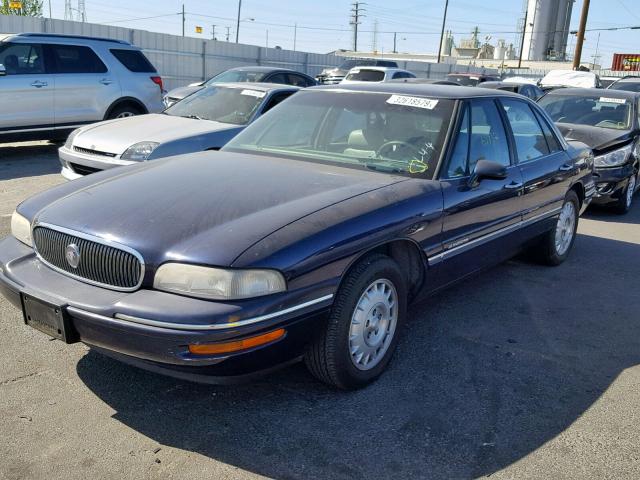 1G4HR52K1WH458219 - 1998 BUICK LESABRE LI BLUE photo 2