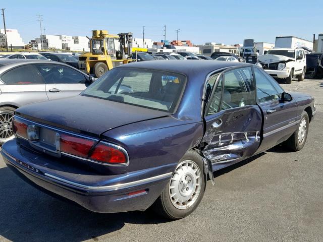 1G4HR52K1WH458219 - 1998 BUICK LESABRE LI BLUE photo 4