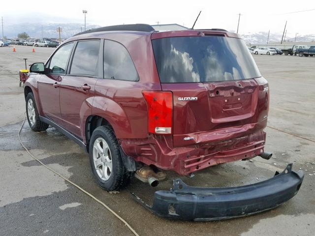 2S3DA417386122731 - 2008 SUZUKI XL7 LUXURY BURGUNDY photo 3