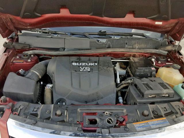 2S3DA417386122731 - 2008 SUZUKI XL7 LUXURY BURGUNDY photo 7