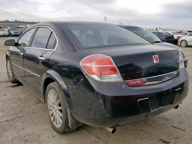 1G8ZV57717F264256 - 2007 SATURN AURA XR BLACK photo 3