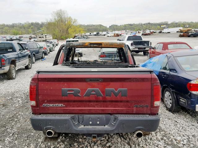 1C6RR7YT9HS771262 - 2017 RAM 1500 REBEL დამწვარი ფოტო 10