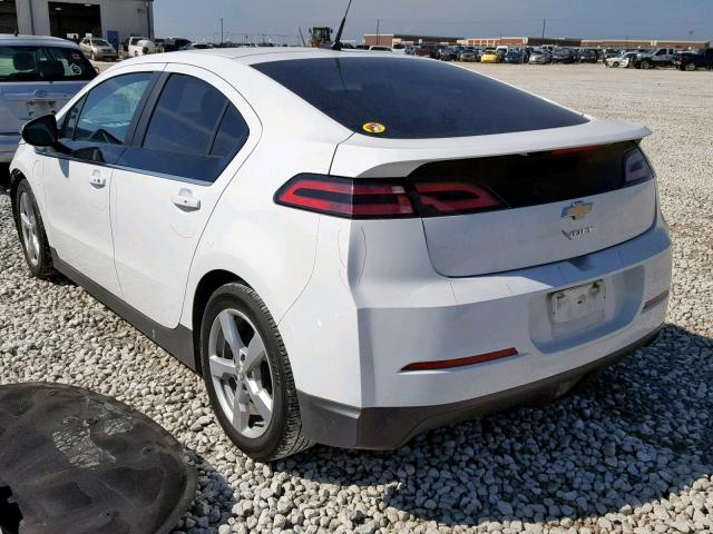 1G1RA6E4XEU160379 - 2014 CHEVROLET VOLT WHITE photo 3