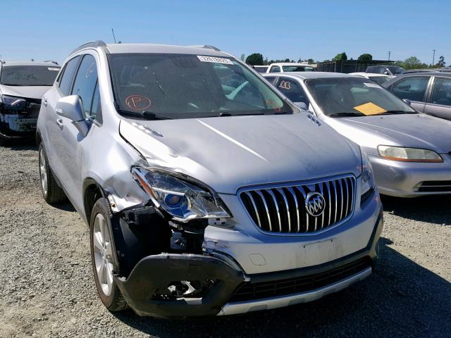 KL4CJASB4FB271567 - 2015 BUICK ENCORE SILVER photo 1