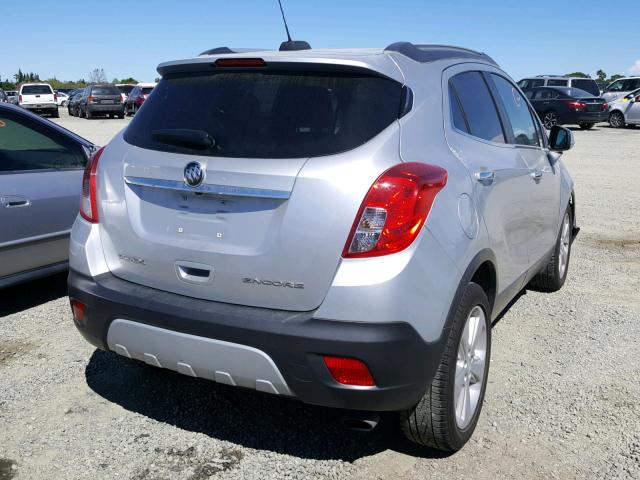 KL4CJASB4FB271567 - 2015 BUICK ENCORE SILVER photo 4