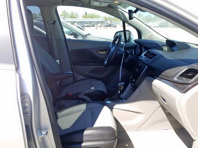 KL4CJASB4FB271567 - 2015 BUICK ENCORE SILVER photo 5