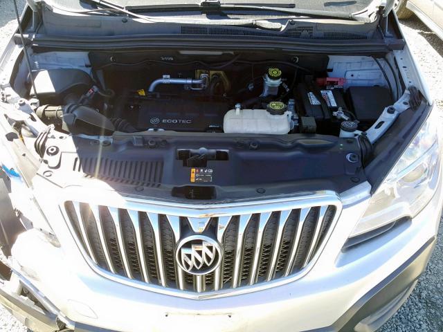 KL4CJASB4FB271567 - 2015 BUICK ENCORE SILVER photo 7