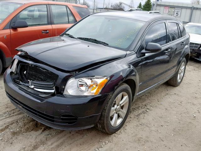 1B3CB4HA4AD662414 - 2010 DODGE CALIBER SX BLACK photo 2