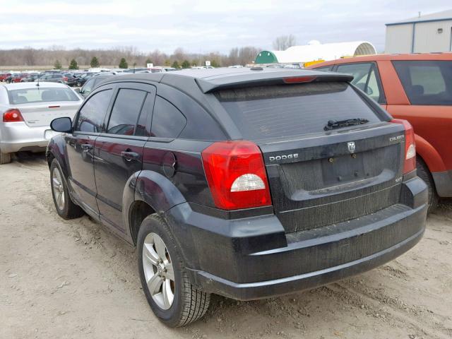 1B3CB4HA4AD662414 - 2010 DODGE CALIBER SX BLACK photo 3