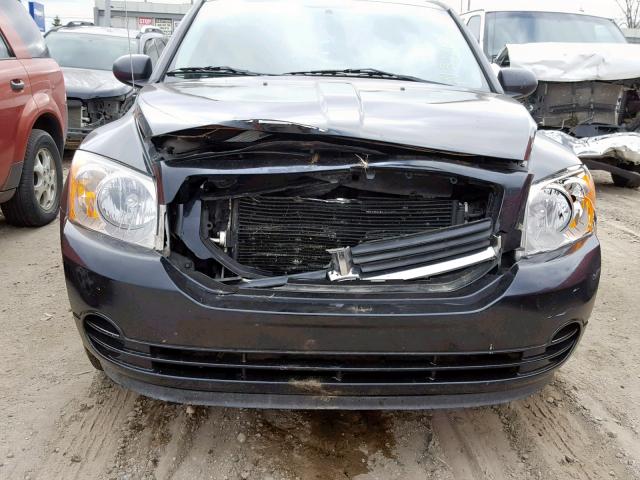 1B3CB4HA4AD662414 - 2010 DODGE CALIBER SX BLACK photo 9