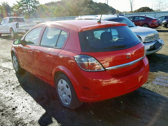W08AR671685044393 - 2008 SATURN ASTRA XE RED photo 3