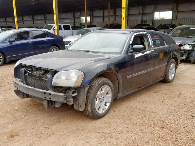 2D8FV47T06H478086 - 2006 DODGE MAGNUM SE BLACK photo 2