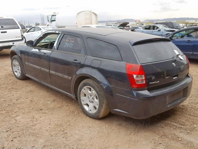 2D8FV47T06H478086 - 2006 DODGE MAGNUM SE BLACK photo 3