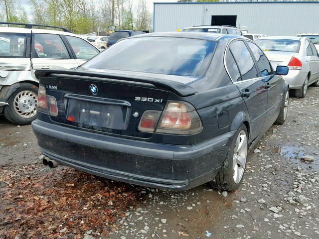 WBAAV53411JS94275 - 2001 BMW 330 I BLACK photo 4