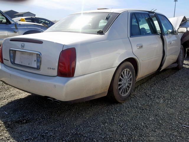 1G6KE57Y03U218443 - 2003 CADILLAC DEVILLE DH WHITE photo 4