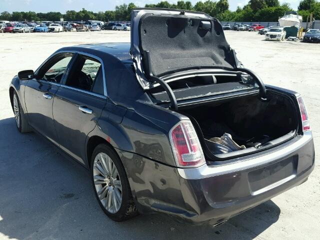 2C3CCADG2EH160339 - 2014 CHRYSLER 300C VARVA GRAY photo 3