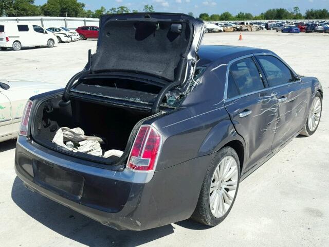 2C3CCADG2EH160339 - 2014 CHRYSLER 300C VARVA GRAY photo 4