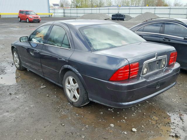 1LNHM87A11Y636137 - 2001 LINCOLN LS GRAY photo 3