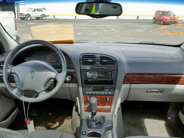 1LNHM87A11Y636137 - 2001 LINCOLN LS GRAY photo 9