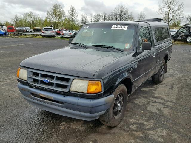 1FTCR10A8RUA37739 - 1994 FORD RANGER BLACK photo 2