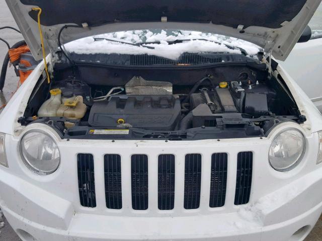 1J4NF4FB0AD512771 - 2010 JEEP COMPASS SP WHITE photo 7