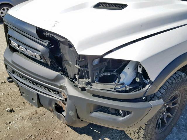 1C6RR7YT9HS859048 - 2017 RAM 1500 REBEL თეთრი ფოტო 9