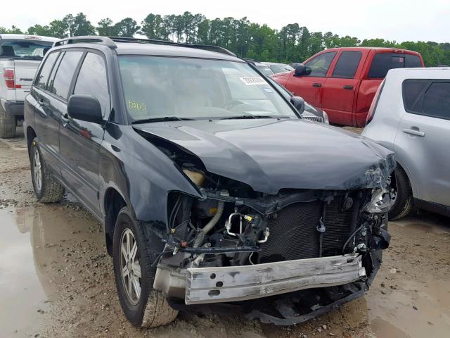 JTEDP21A860115739 - 2006 TOYOTA HIGHLANDER BLACK photo 1