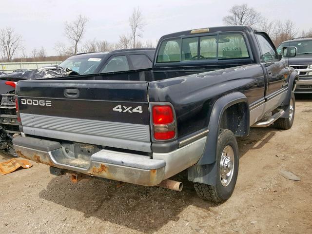 1B7KF26W9SS256661 - 1995 DODGE RAM 2500 BLACK photo 4