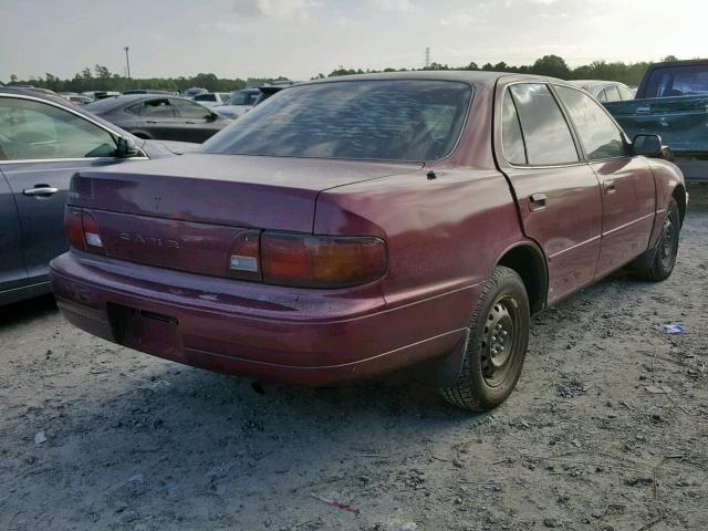 4T1BG12K3TU802818 - 1996 TOYOTA CAMRY DX BURGUNDY photo 4