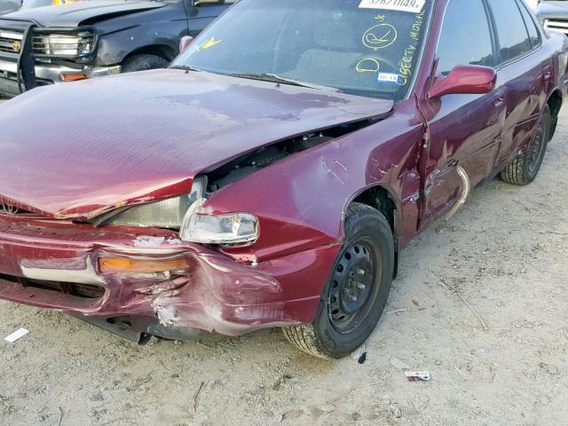 4T1BG12K3TU802818 - 1996 TOYOTA CAMRY DX BURGUNDY photo 9