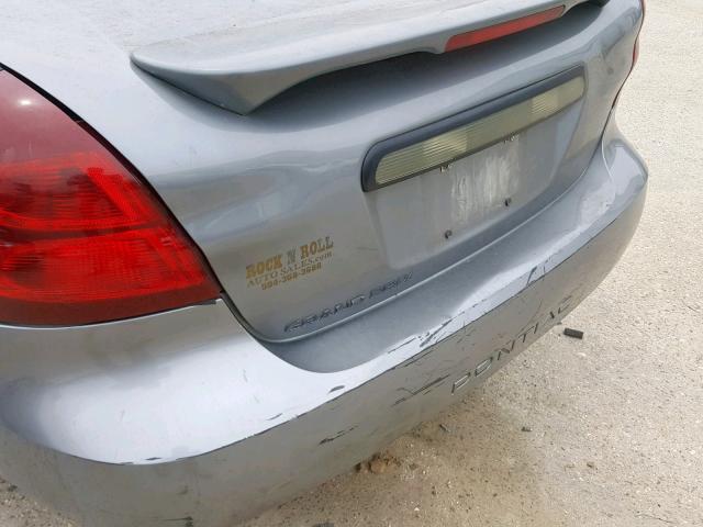 2G2WP552071187546 - 2007 PONTIAC GRAND PRIX GRAY photo 9