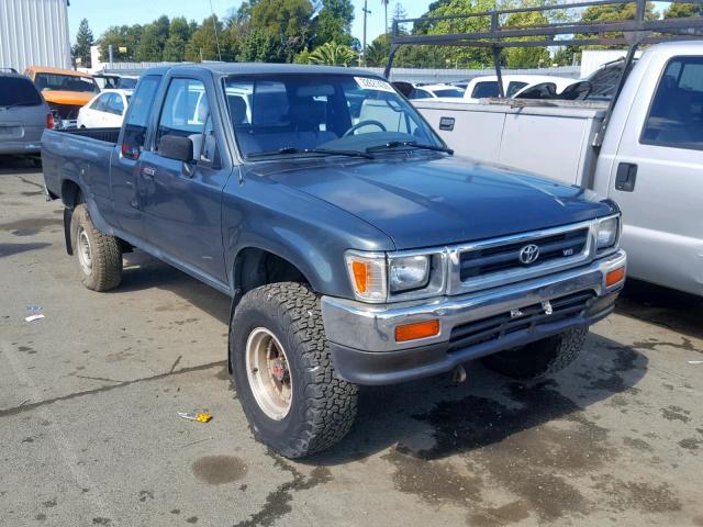 JT4VN13D8P5126566 - 1993 TOYOTA PICKUP 1/2 GREEN photo 1