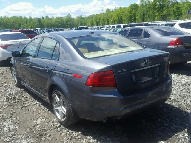 19UUA662X5A015764 - 2005 ACURA TL GRAY photo 3