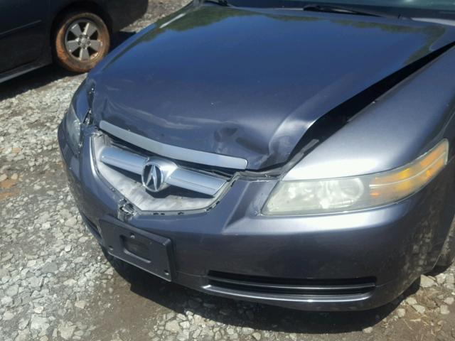 19UUA662X5A015764 - 2005 ACURA TL GRAY photo 9