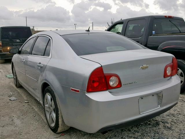 1G1ZB5EB5AF196145 - 2010 CHEVROLET MALIBU LS SILVER photo 3