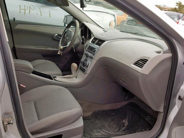 1G1ZB5EB5AF196145 - 2010 CHEVROLET MALIBU LS SILVER photo 5