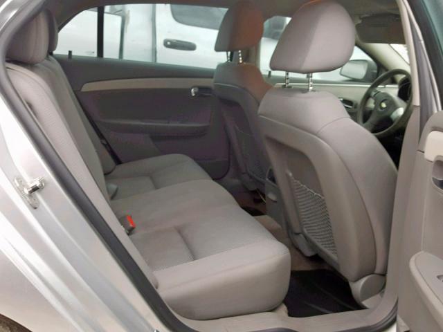 1G1ZB5EB5AF196145 - 2010 CHEVROLET MALIBU LS SILVER photo 6