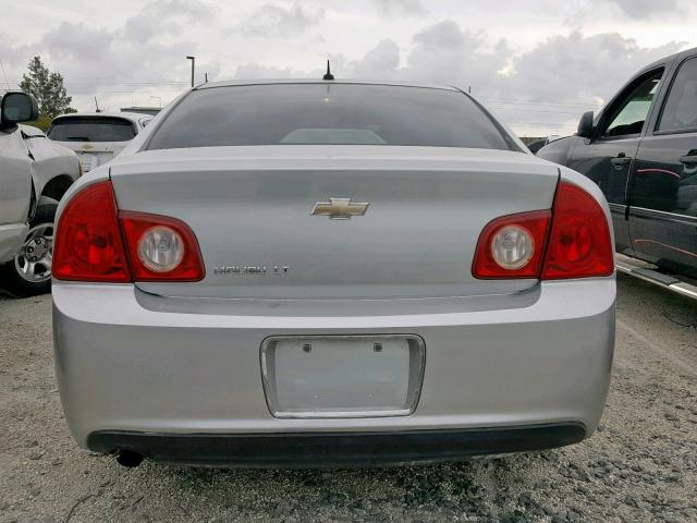 1G1ZB5EB5AF196145 - 2010 CHEVROLET MALIBU LS SILVER photo 9