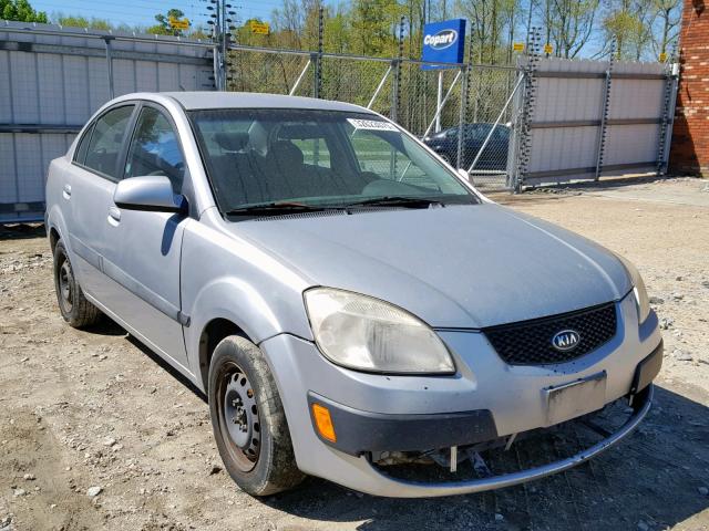 KNADE123466146551 - 2006 KIA RIO SILVER photo 1