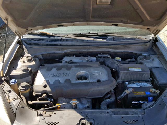 KNADE123466146551 - 2006 KIA RIO SILVER photo 7