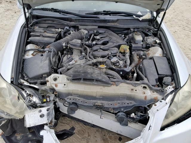 JTHCK262072010178 - 2007 LEXUS IS 250 SILVER photo 7