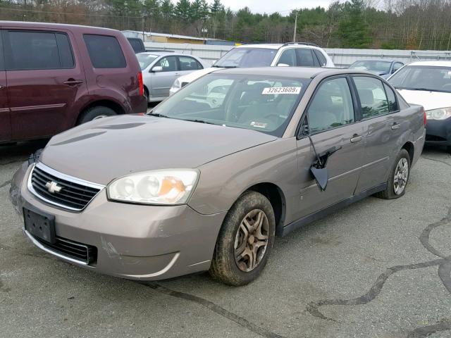 1G1ZS58F27F126562 - 2007 CHEVROLET MALIBU LS GRAY photo 2