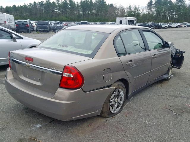1G1ZS58F27F126562 - 2007 CHEVROLET MALIBU LS GRAY photo 4