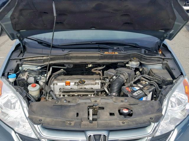 5J6RE4H77AL040717 - 2010 HONDA CR-V EXL GRAY photo 7