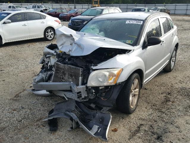 1B3CB4HA2AD635468 - 2010 DODGE CALIBER SX SILVER photo 2