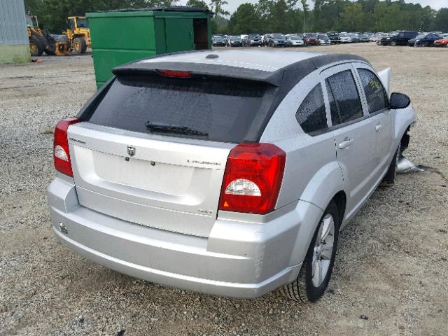 1B3CB4HA2AD635468 - 2010 DODGE CALIBER SX SILVER photo 4