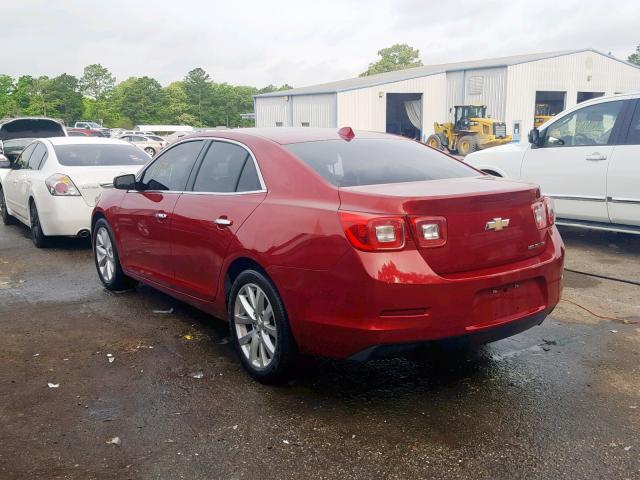 1G11H5SL1EF182936 - 2014 CHEVROLET MALIBU LTZ RED photo 3