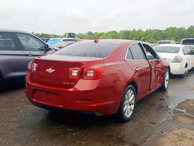 1G11H5SL1EF182936 - 2014 CHEVROLET MALIBU LTZ RED photo 4