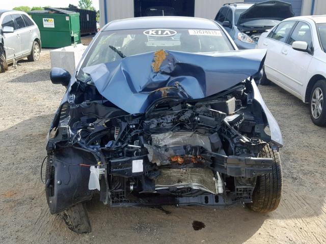 KNADM4A31G6646674 - 2016 KIA RIO LX BLUE photo 9